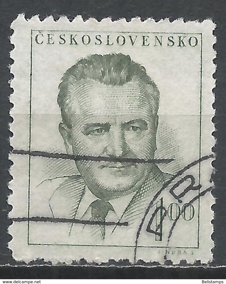 Czechoslovakia 1952. Scott #564 (U) President, Klement Gottwald (1896-1953) ** Complete Issue - Oblitérés