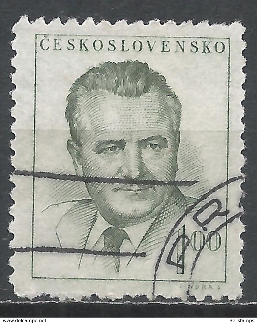 Czechoslovakia 1952. Scott #564 (U) President, Klement Gottwald (1896-1953)  (Complete Issue) - Usati