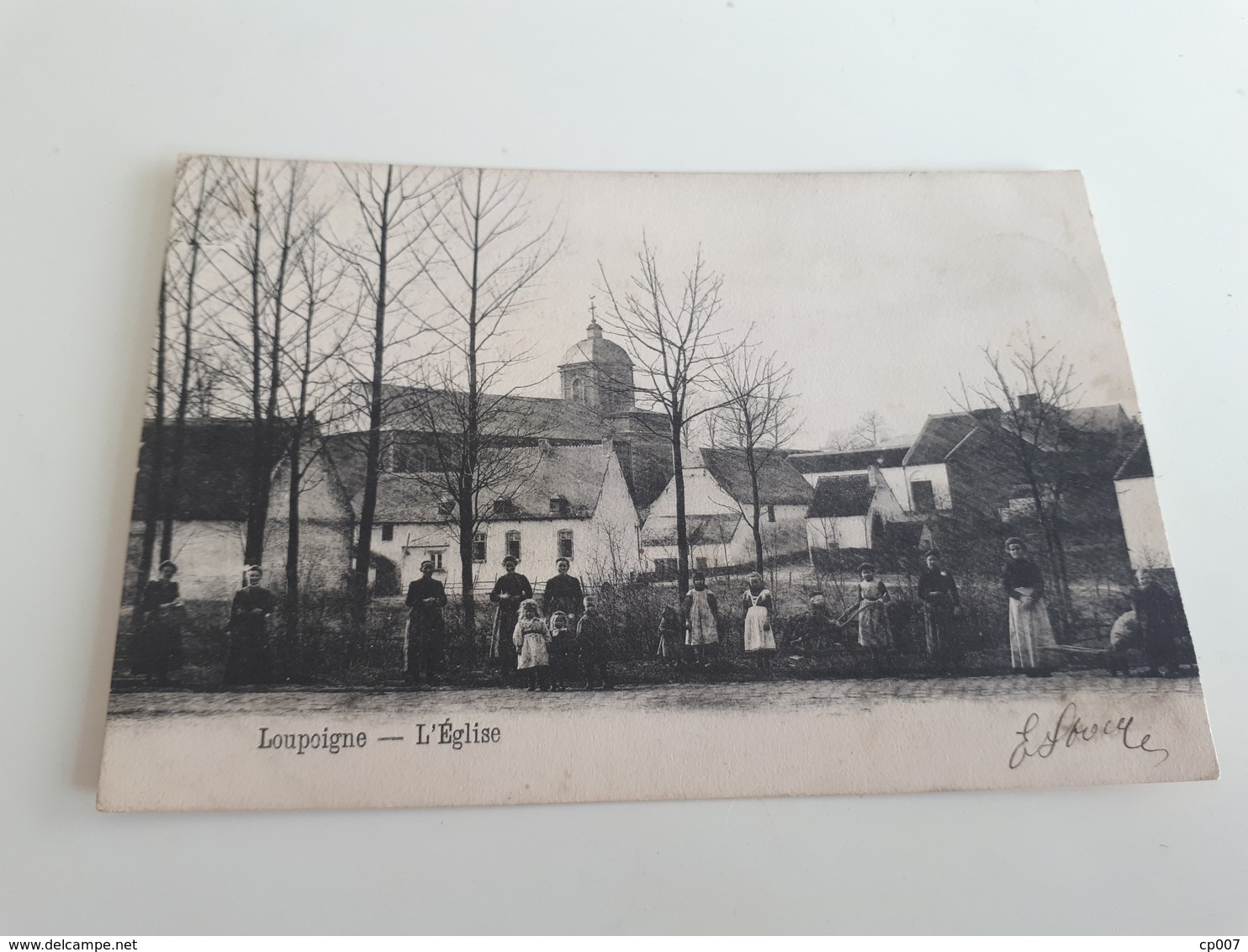 LOUPOIGNE L'Eglise Belle Animation  Oblitéré En 1906 - Genappe