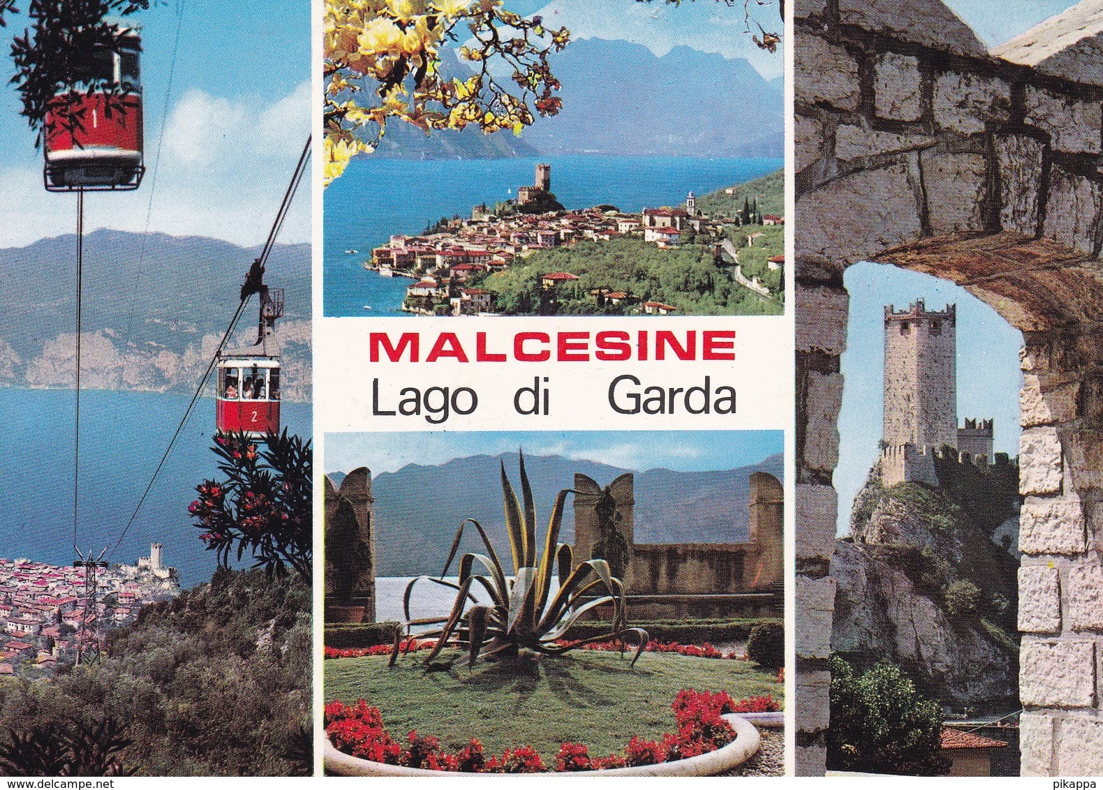 Malcesine (VR) Lago Di Garda, Vedutine - Non Viaggiata - Altri & Non Classificati