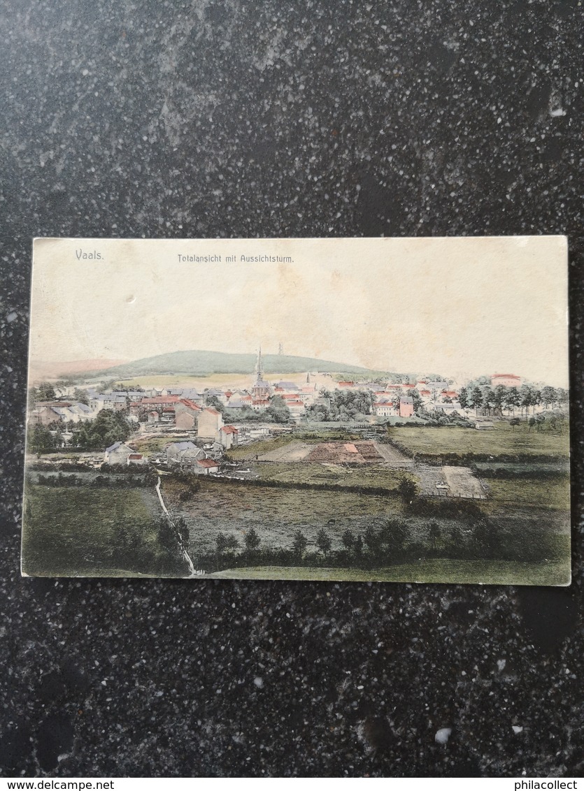 Vaals // Totalansicht Mit Aussichtsturm (Color)  4 Lander Eck // 1914 - Vaals