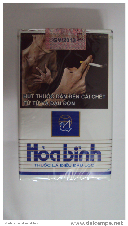 Vietnam Viet Nam Hoa Binh Empty Soft Pack Of Tobacco Cigarette - Empty Cigarettes Boxes