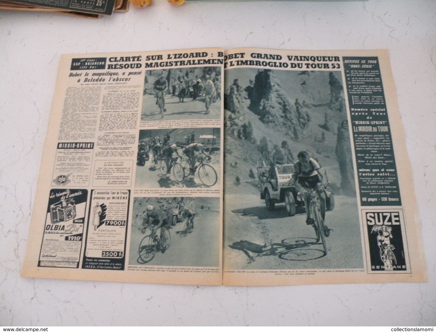 Le Miroir Du Tour > 23.7.1953 Vélo-Ruby-Football-Athlétisme-Boxe- Grands Nom De Cette époque,Bobet Maillot Jaune - Sport
