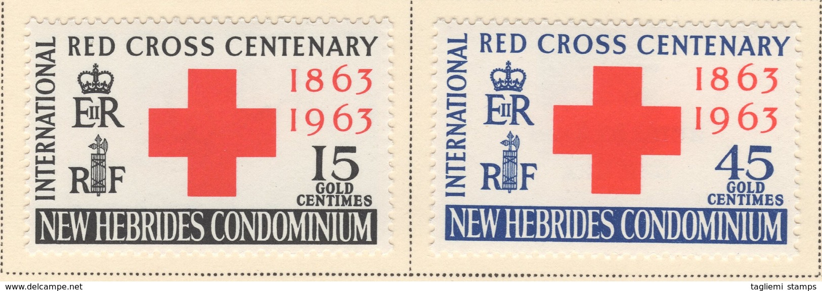 New Hebrides, 1963, SG 96 - 97, Set Of 2, Mint Hinged - Neufs