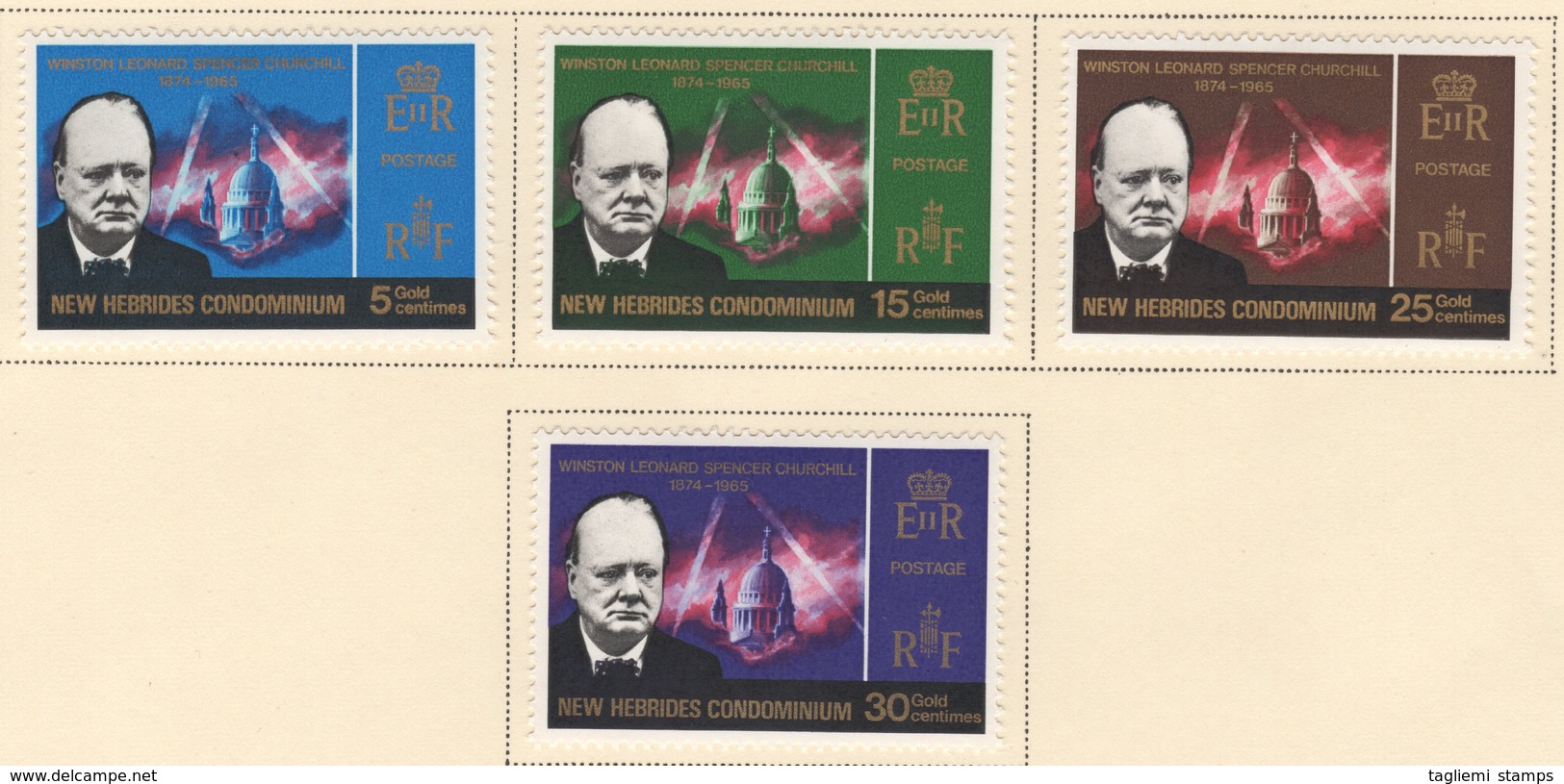 New Hebrides, 1966, SG 114 - 117, Set Of 4, Mint Hinged - Unused Stamps