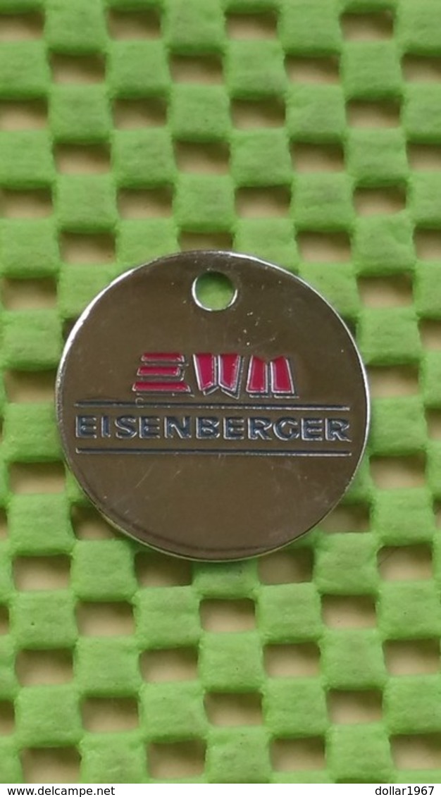 Shopping Carts / Winkelwagentjes /  Einkaufswagenchip Metall - EISENBERGER Wohnmöbel Eisenberg Germany - Einkaufswagen-Chips (EKW)