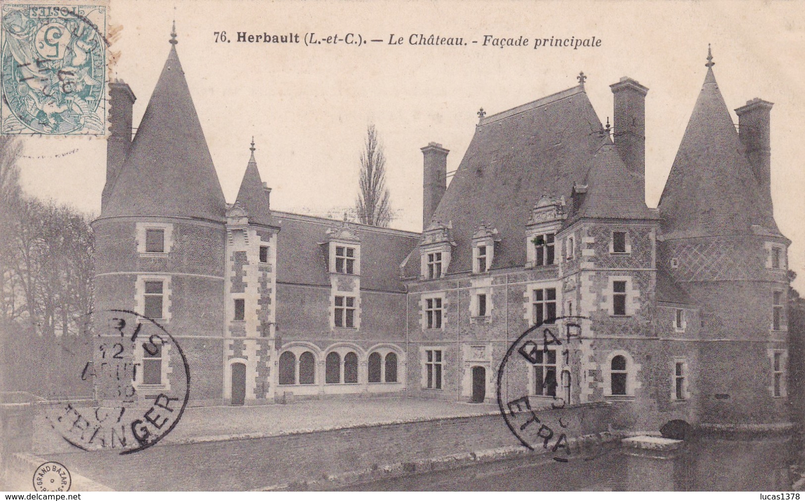 41 / HERBAULT / LE CHATEAU / FACADE PRINCIPALE - Herbault