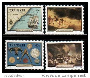 TRANSKEI, 1988,  MNH Stamp(s), Grosvenor Shipwreck,  Nr(s) 222-225 - Transkei