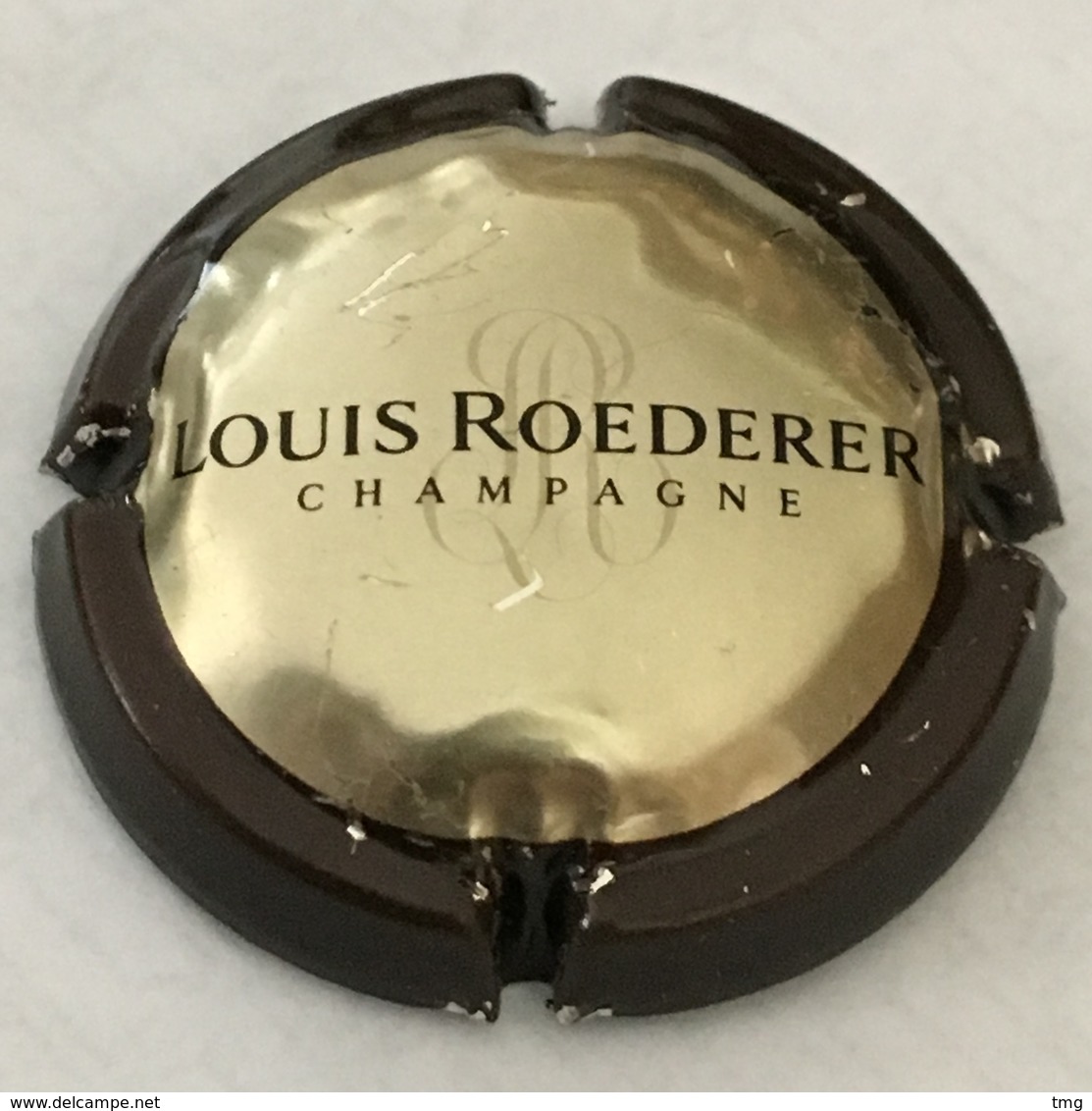 123 - Capsule De Champagne - 102 - Louis Roederer Contour, Brun Foncé (centre Or) - Roederer, Louis