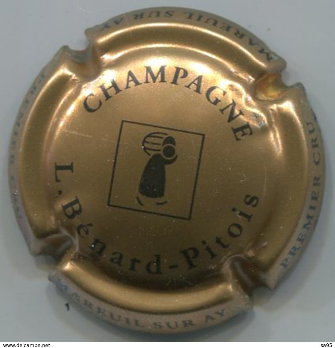 CAPSULE-CHAMPAGNE BENARD-PITOIS N°09a Or-bronze & Noir - Sonstige & Ohne Zuordnung