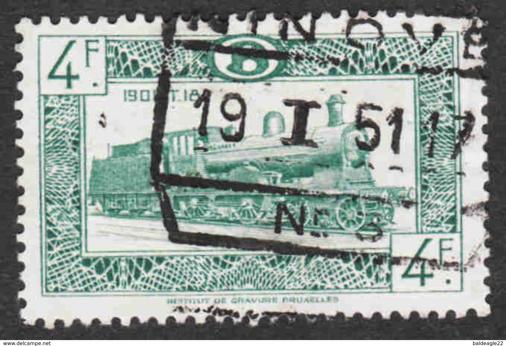 Belgium - Scott #Q314 Used - Parcel Post & Railway Stamps - Other & Unclassified