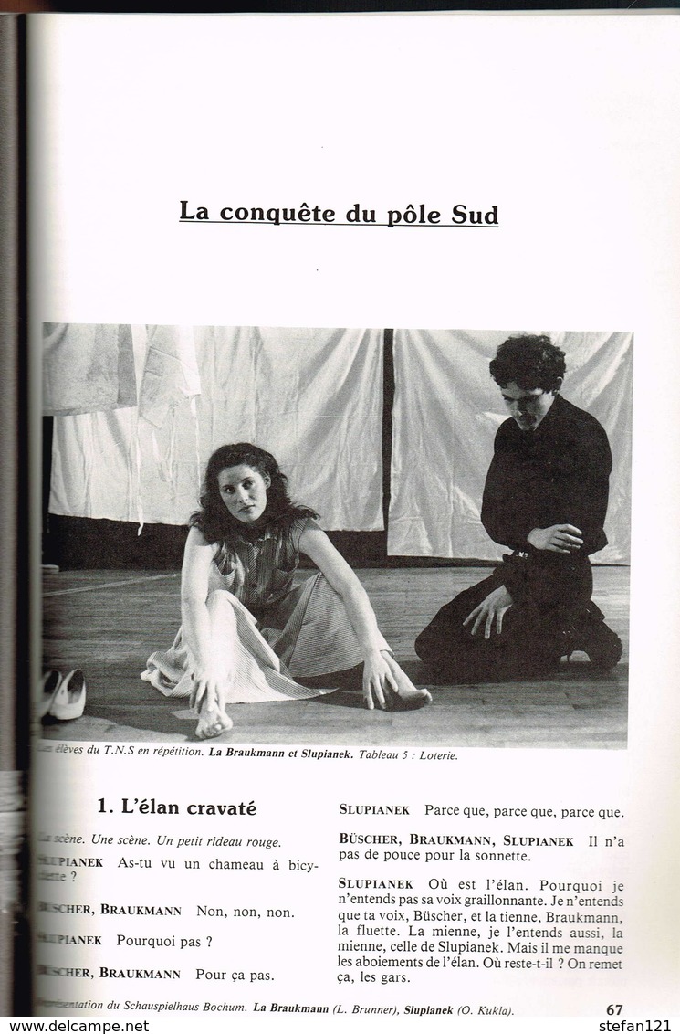 Festival D'Avignon - Autour De Mortin Suivi De La Conquete Du Pole Sud - 1987 - Autres & Non Classés