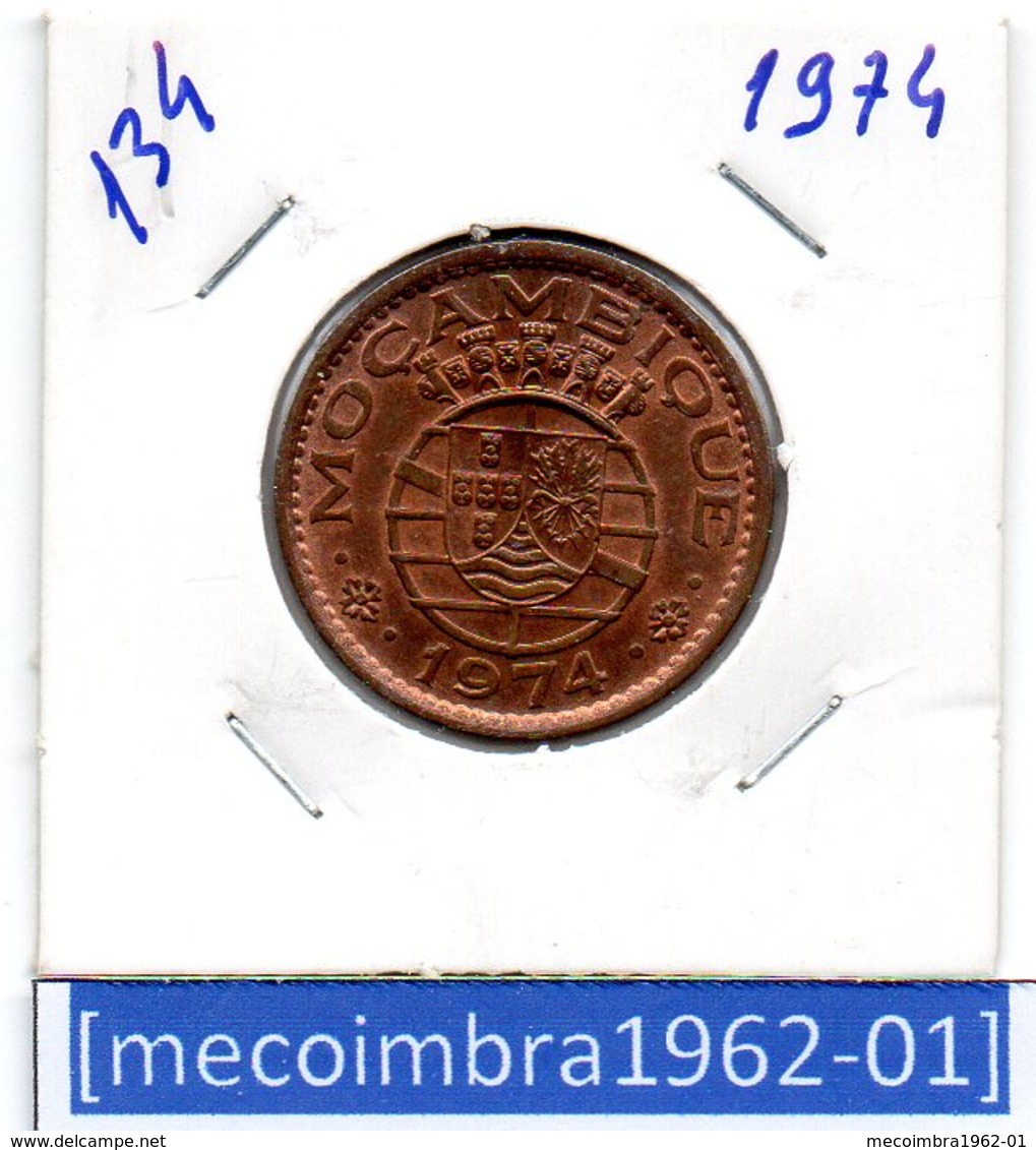 [*134*] - Ex/Colonia Moçambique Portugues 1 Escudo 1974 - Colonia - Mozambique