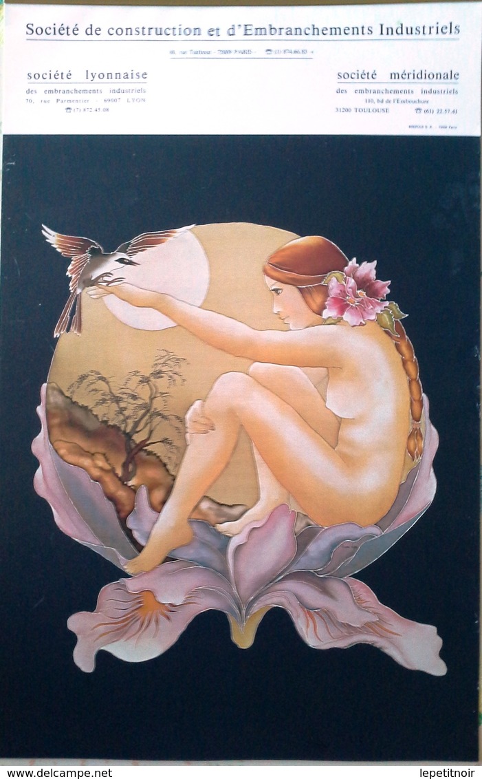 Calendrier Peinture Femme Nue Par Anna Lou - Grand Format : 1981-90