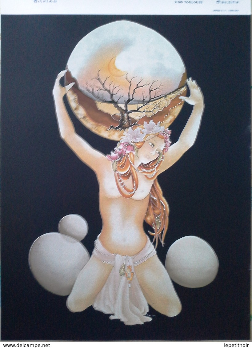 Calendrier Peinture Femme Nue Par Anna Lou - Grand Format : 1981-90