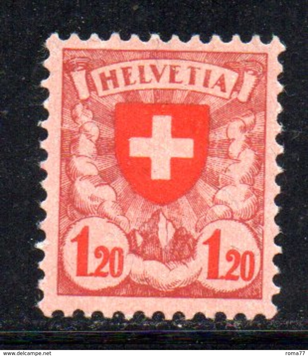 236/1500 - SVIZZERA 1924 , Croce Unificato N. 209  * Linguellato - Nuovi