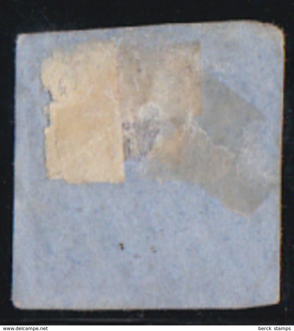 GUADELOUPE - TAXE N°  5 - 30c BLANC -  " V " AMPUTE - SUR FRAGMENT. - Postage Due