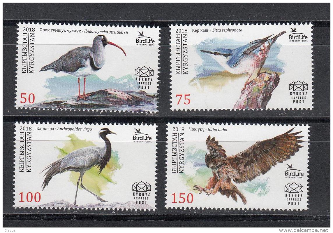 Kirgistan 2018 MNH** Mi. Nr. 94-97  Birds Of Kyrgyzstan M - Altri & Non Classificati