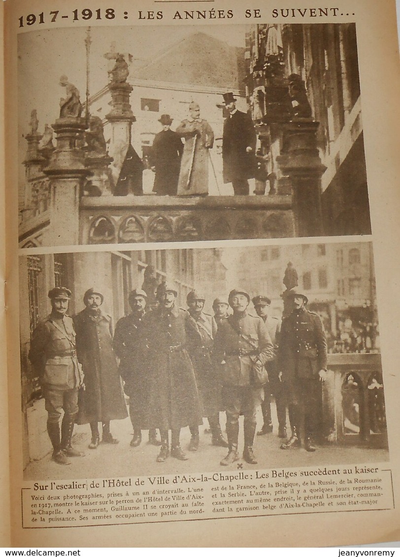 LE MIROIR. N° 264. Dimanche 15 Décembre 1918. L'entrée Triomphale Des Anglais à SPA.La Commission D'armistice à SPA. - 1900 - 1949