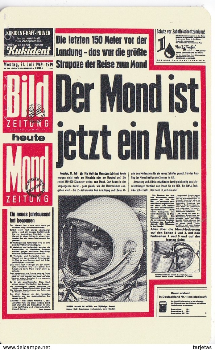 TARJETA DE ALEMANIA DE UN ASTRONAUTA DE TIRADA 5300 - Sterrenkunde