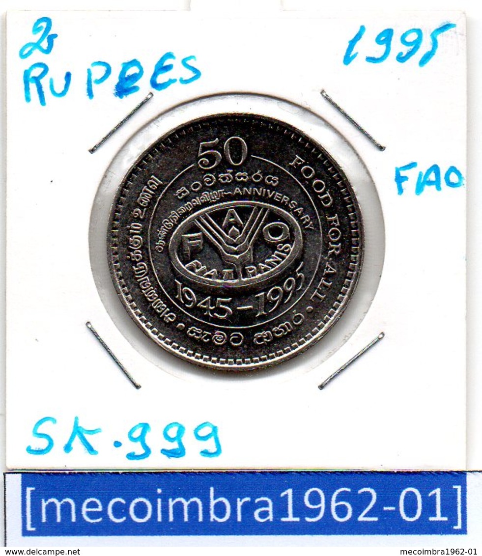 [*SK 999*] - SRI LANKA 2 Rupees 1995 F.A.O. 1945-1995 - Sri Lanka