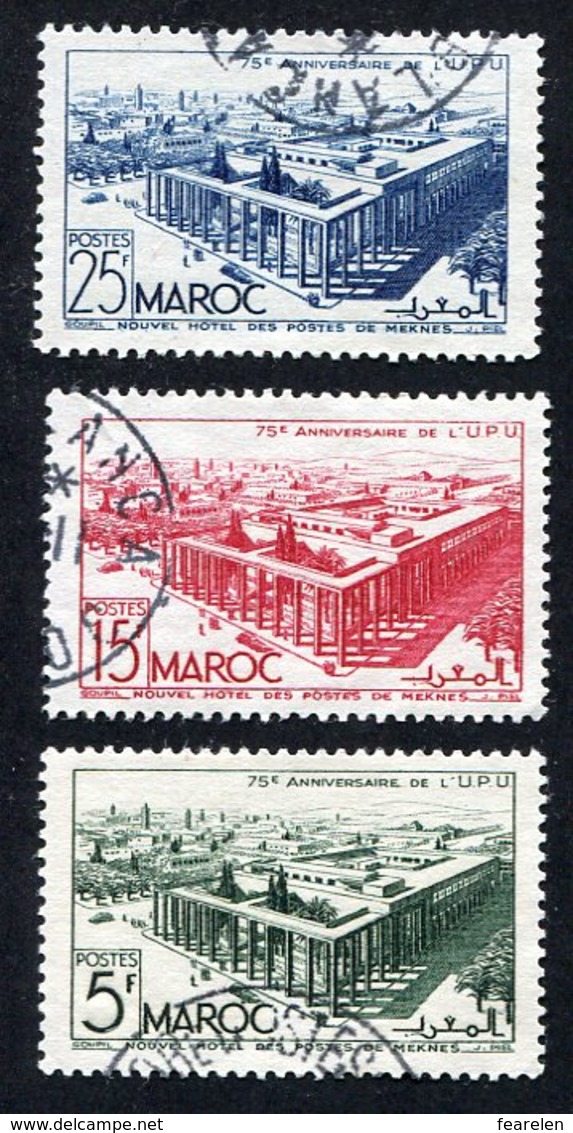 Colonie Française, Maroc N°285/7 Oblitérés, Qualité Très Beau - Oblitérés