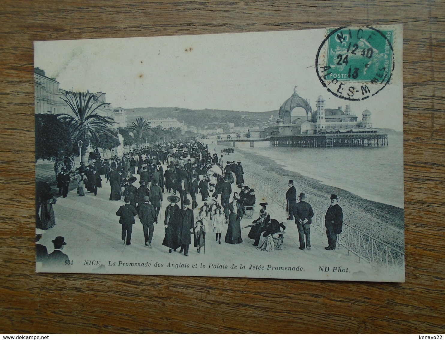 Nice , La Promenade Des Anglais Et Le Palais De La Jetée-promenade "" Carte Animée "" - Otros & Sin Clasificación