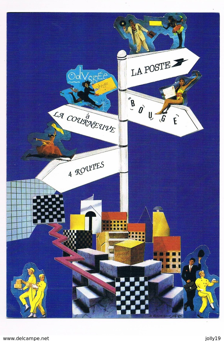 93 - LA COURNEUVE "4ROUTES" Inauguration Du Bureau De Poste 19 Mai 1989 - Autres & Non Classés