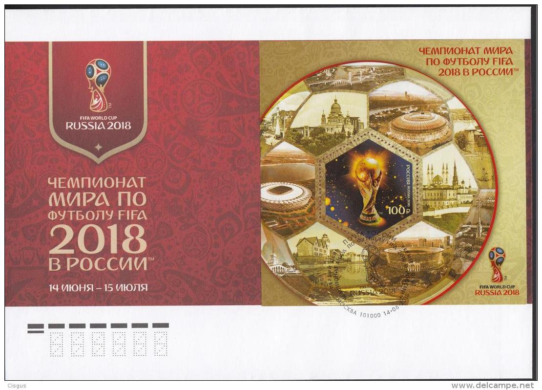 Russland Russia 2018 MNH ** Mi 2577 Bl.261A FDC 2018 FIFA World Cup In Russia Start M SALE - 2018 – Russland