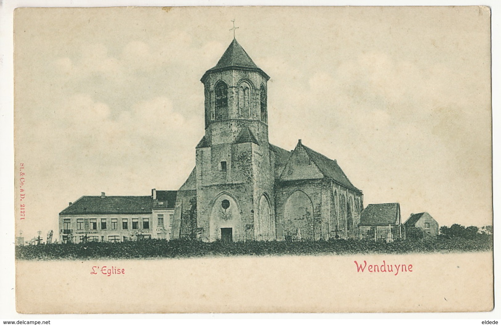 Wenduyne Eglise Dos Non Divisé Edit Stengel  Dresde 21271 - Wenduine