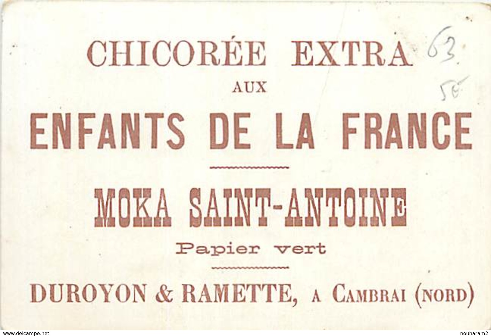 Chromos Réf. T 16-063. Chicorée Duroyon Et Ramette. Charpentiers, Ardoisiers, Saint-Joseph - Duroyon & Ramette