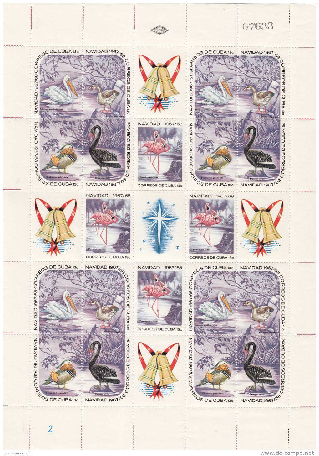 Cuba Nº 1186 Al 1200 En Minipliegos De Cuatro Series - Unused Stamps