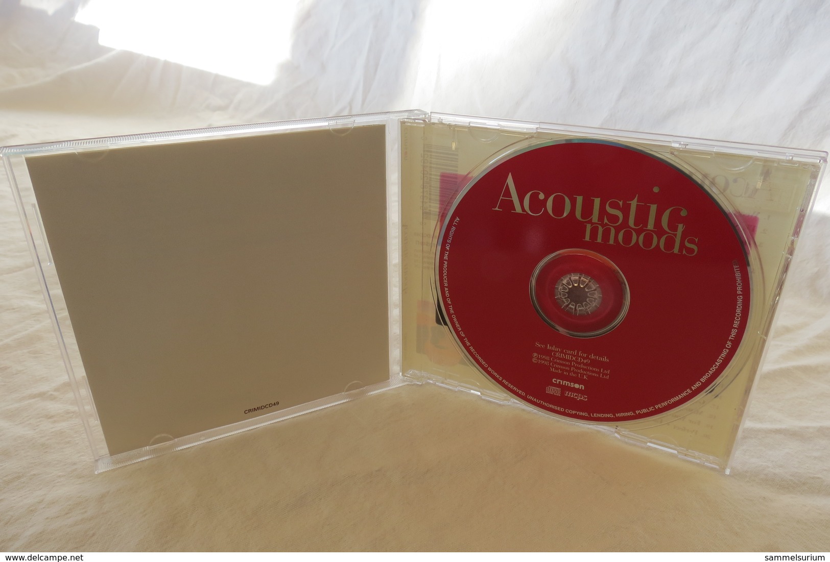 CD "Acoustic Moods" 20 Acoustic Rock Classics - Rock