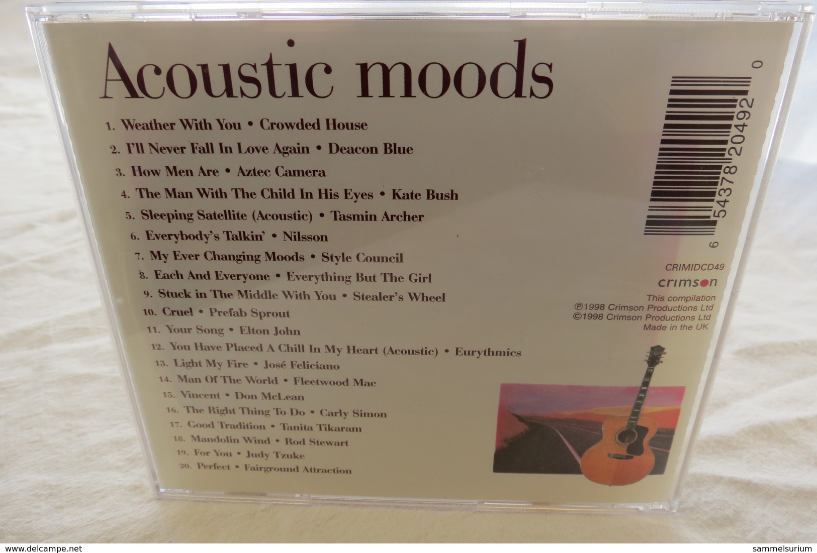 CD "Acoustic Moods" 20 Acoustic Rock Classics - Rock