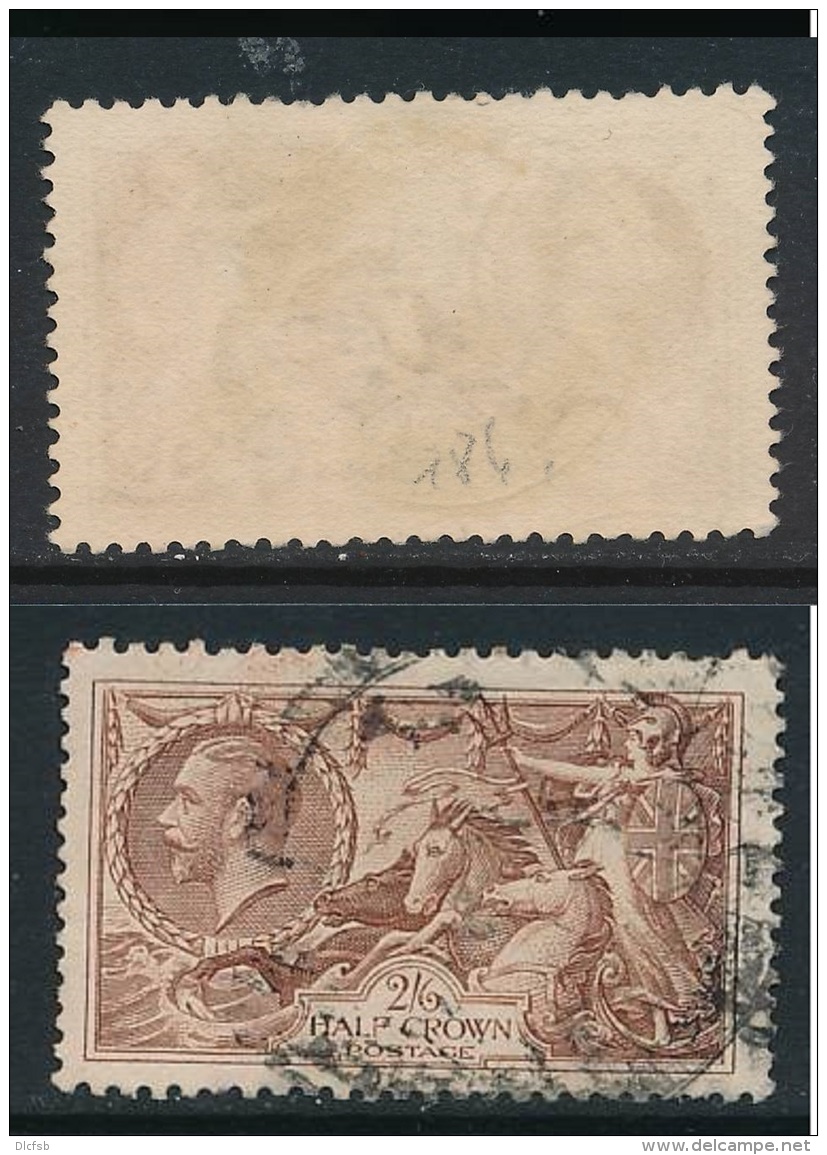 GB, 1934 2s6d Re-engraved Red-brown, SG Spec. N73(2) Fine Used Cat &pound;40 (N) - Gebruikt