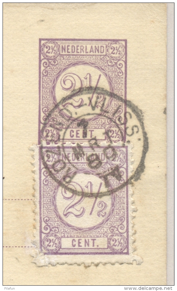 Nederland - 1880 - Halte WEMELDINGE En KR Treinstempel ROZEND:-VLISS: Op Briefkaart Naar Antwerpen / België - Poststempels/ Marcofilie