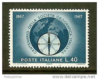 ITALIA 1967 MNH Stamp(s) Geographic Society 1220 - 1961-70: Mint/hinged