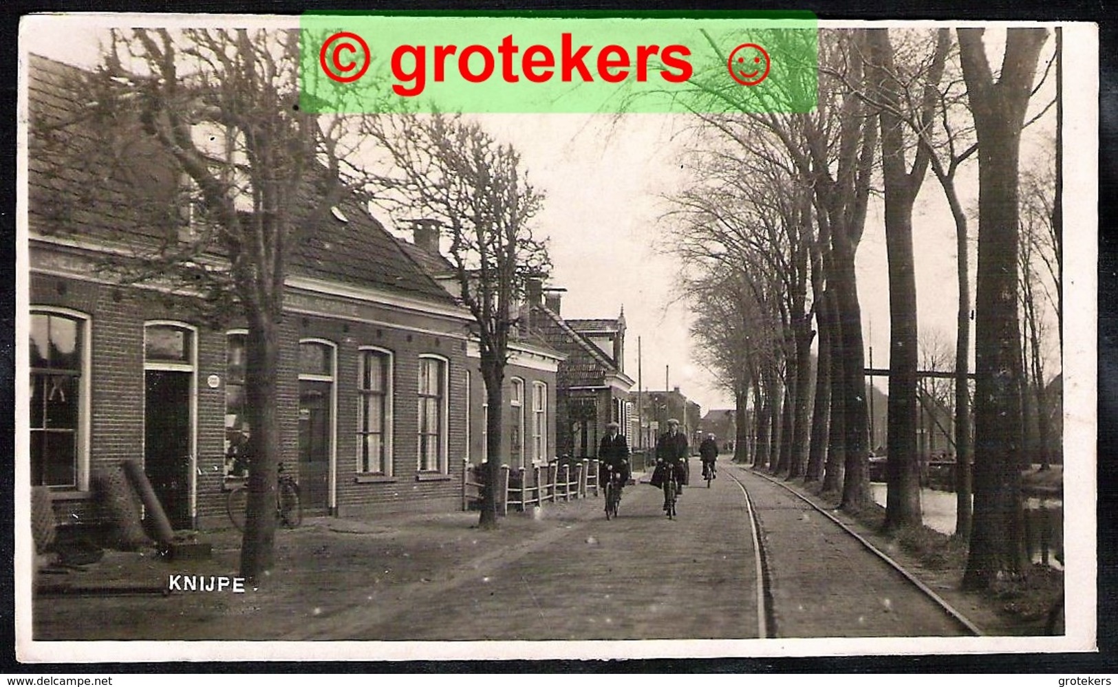 KNIJPE / DE KNIPE Weg Langs Het Kanaal En Tramspoor 1930 - Autres & Non Classés