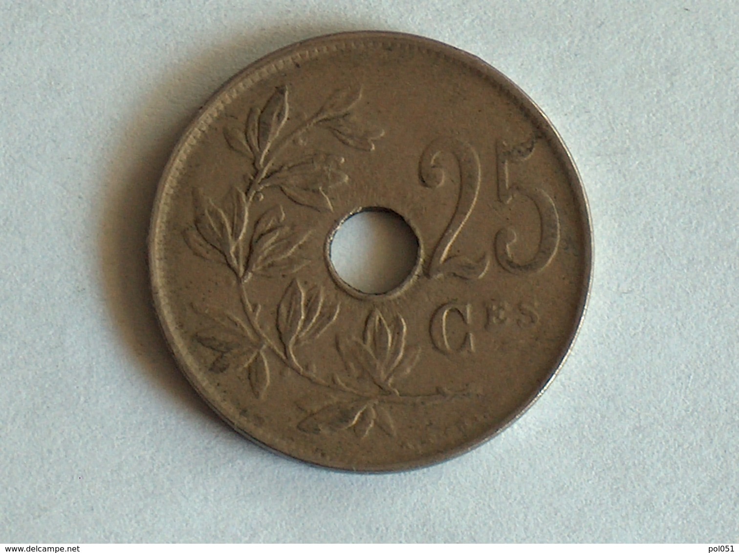 BELGIQUE 25 Centimes 1923 - 25 Cents