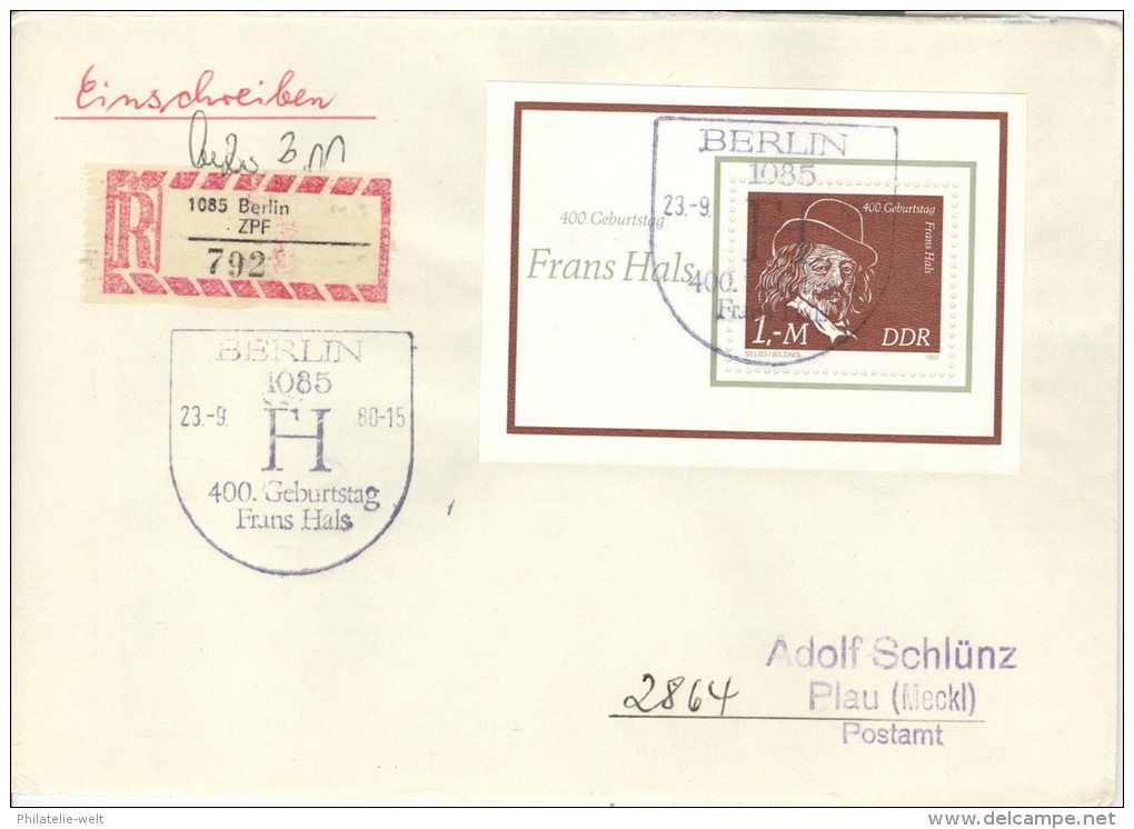 DDR Block 61 Auf R-FDC - Sonstige & Ohne Zuordnung