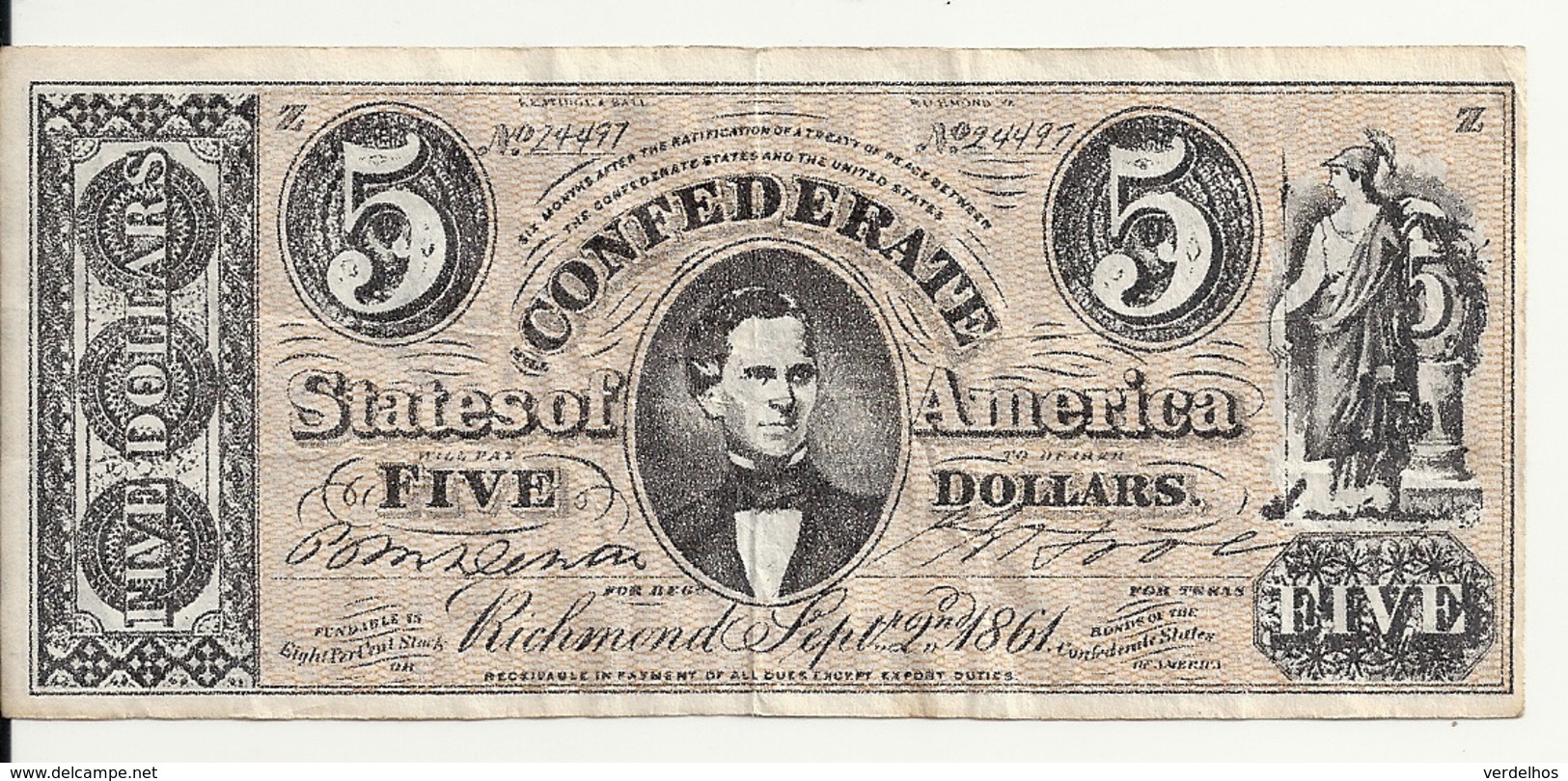 USA 5 DOLLARS 1864  Reproduction - Other & Unclassified