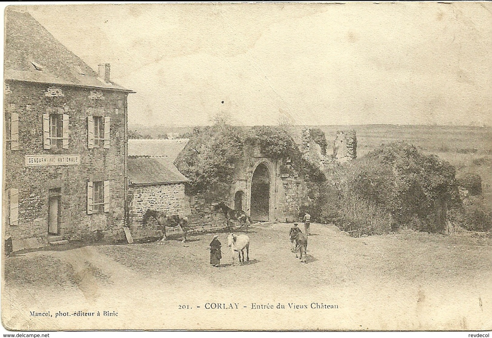 CORLAY  -- Entrée Du Vieux Château                                                  -- Mancel 201 - Other & Unclassified