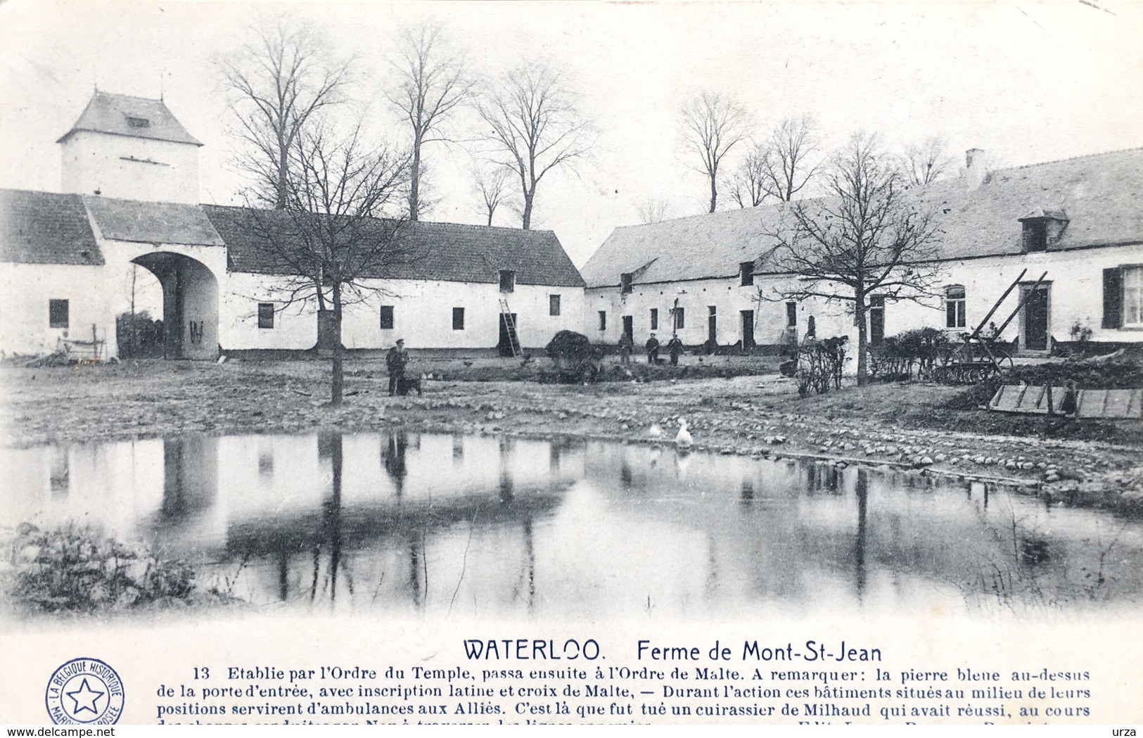 Waterloo-Ferme De Mont-St-Jean,intérieur De La Cour-animée - Waterloo