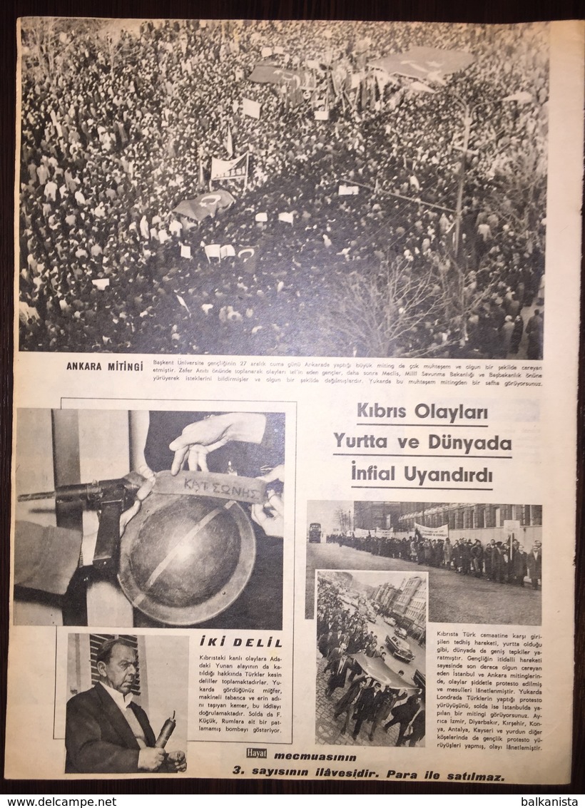 Cyprus - Turkish Propaganda Magazine - Kibris Faciasi 1963 - Cultural