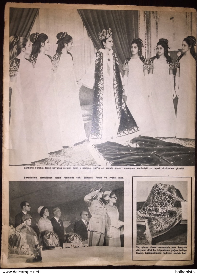 Persia Iran  Mohammad Reza Pahlavi  Farah Pahlavi Wedding Special Issue 1959