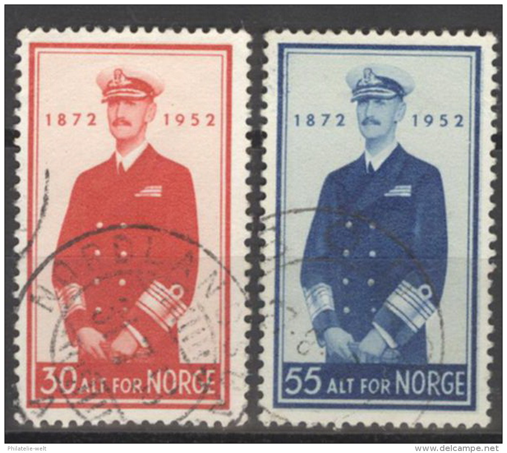 Norwegen 376/77 O - Gebraucht