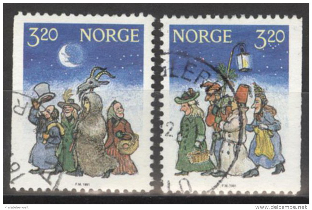 Norwegen 1082/83 O - Gebraucht