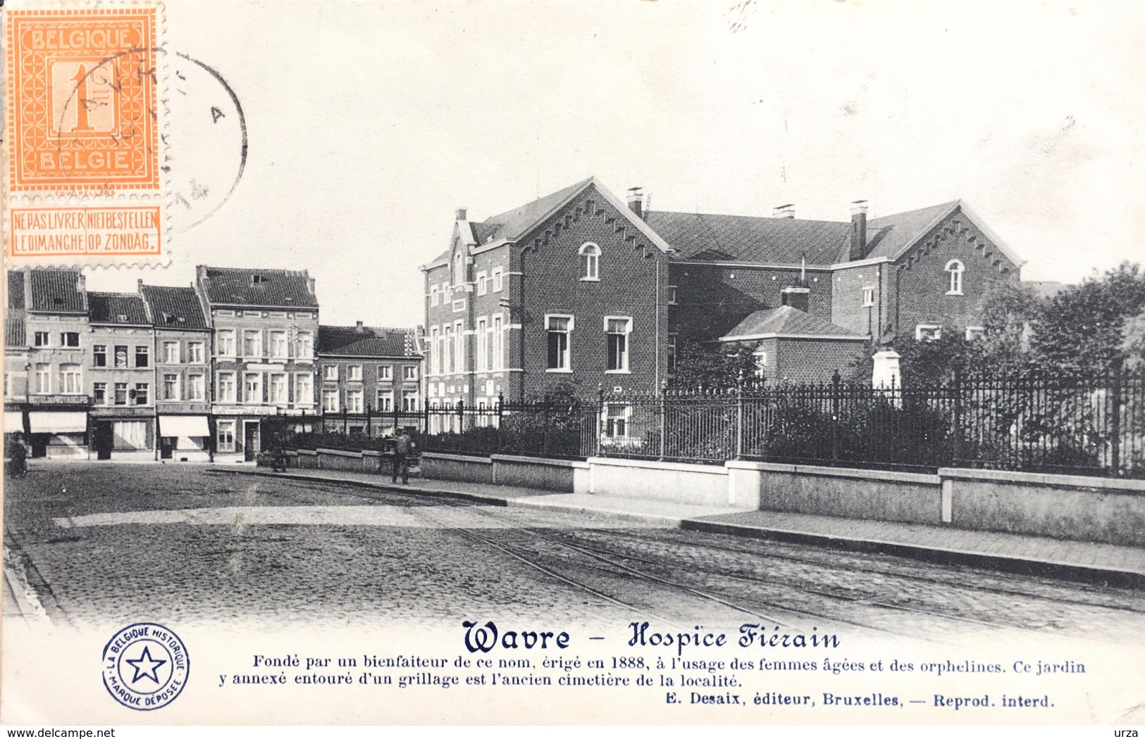 Wavre/Waver-Hospice Fiérain-1914 - Wavre