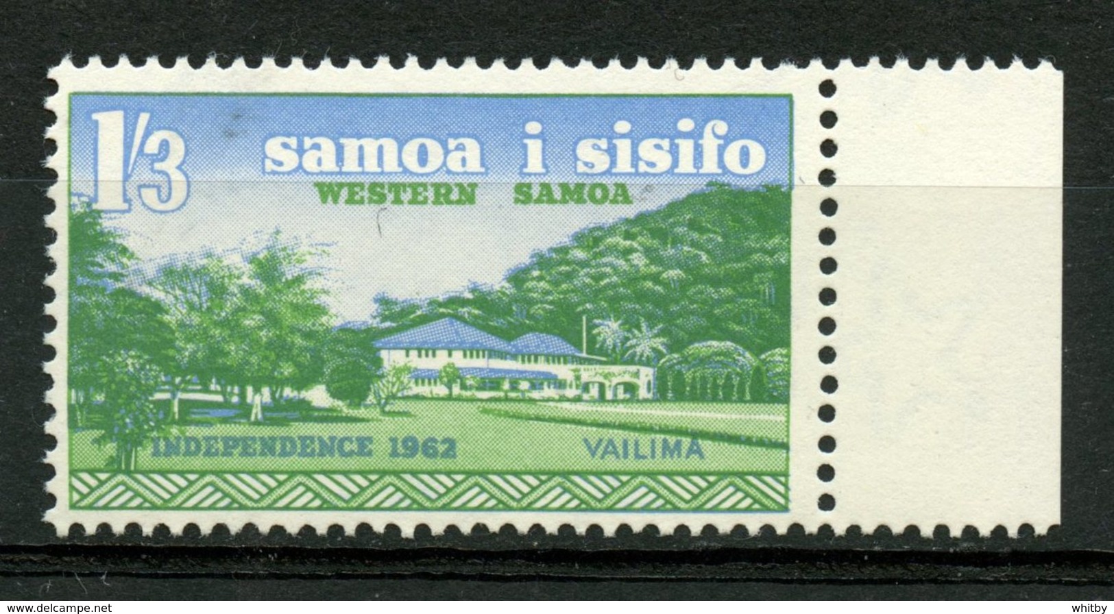 Samoa Islands 1962  1sh3p Valima Issue #230 - Samoa