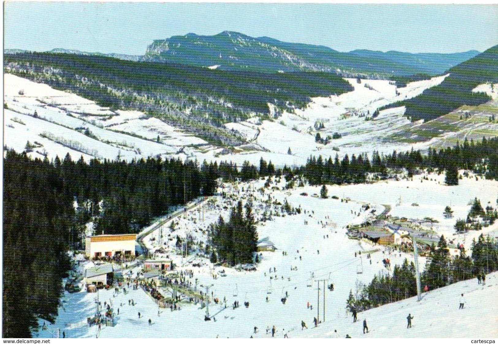 Correncon En Vercors Le Telesiege Et Le Depart Des Pistes 1966  CPM Ou CPSM - Autres & Non Classés